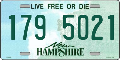 NH license plate 1795021
