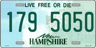 NH license plate 1795050