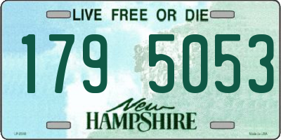 NH license plate 1795053