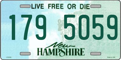 NH license plate 1795059
