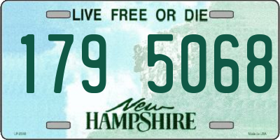 NH license plate 1795068