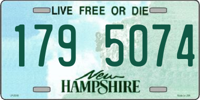 NH license plate 1795074
