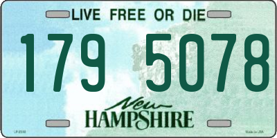 NH license plate 1795078