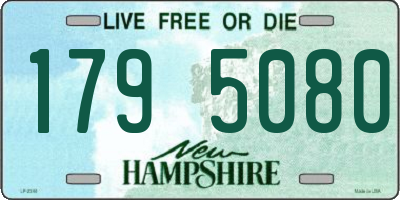 NH license plate 1795080
