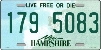 NH license plate 1795083