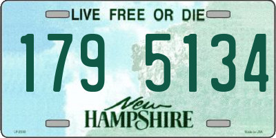 NH license plate 1795134