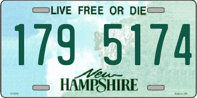 NH license plate 1795174