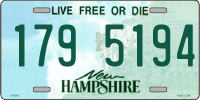 NH license plate 1795194