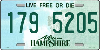 NH license plate 1795205