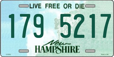 NH license plate 1795217