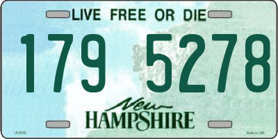 NH license plate 1795278