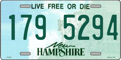 NH license plate 1795294