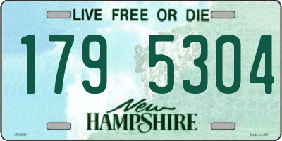 NH license plate 1795304