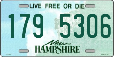 NH license plate 1795306