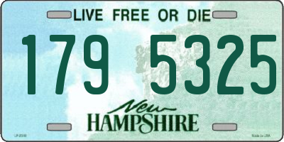 NH license plate 1795325