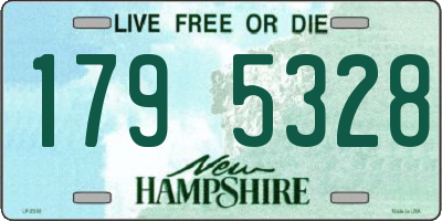 NH license plate 1795328