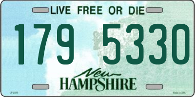 NH license plate 1795330