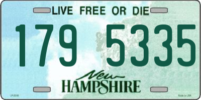 NH license plate 1795335