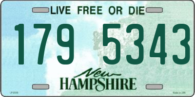 NH license plate 1795343
