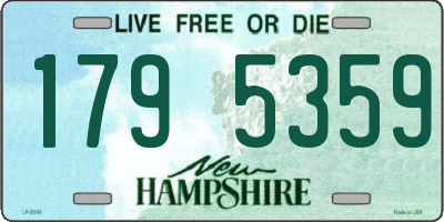 NH license plate 1795359