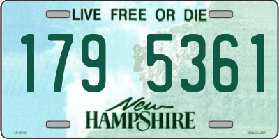 NH license plate 1795361