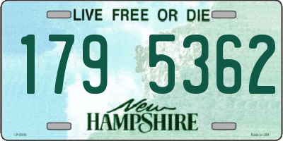 NH license plate 1795362