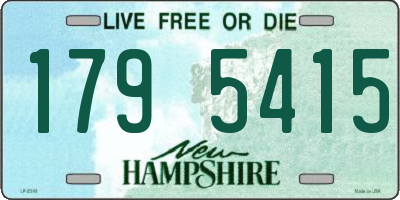 NH license plate 1795415
