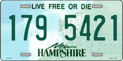 NH license plate 1795421