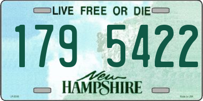NH license plate 1795422