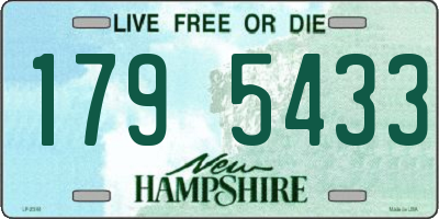 NH license plate 1795433
