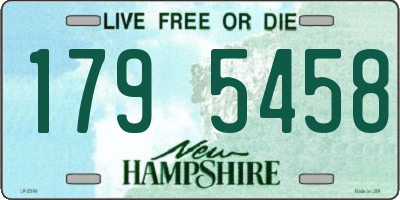NH license plate 1795458
