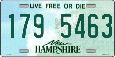 NH license plate 1795463