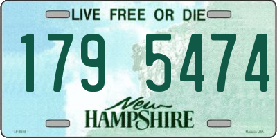 NH license plate 1795474