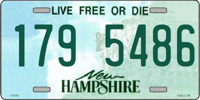 NH license plate 1795486