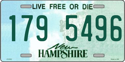 NH license plate 1795496