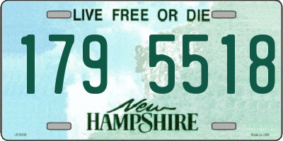 NH license plate 1795518