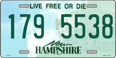 NH license plate 1795538