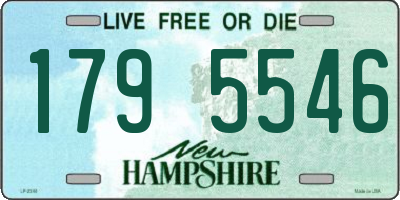 NH license plate 1795546