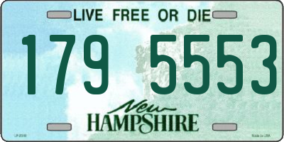 NH license plate 1795553