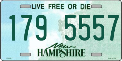 NH license plate 1795557