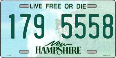 NH license plate 1795558