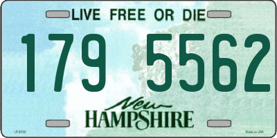 NH license plate 1795562