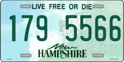 NH license plate 1795566