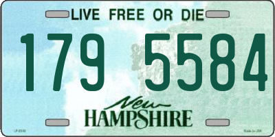 NH license plate 1795584