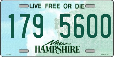 NH license plate 1795600
