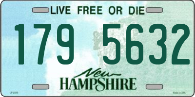 NH license plate 1795632
