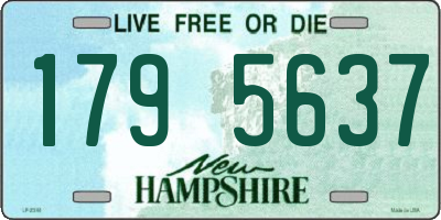 NH license plate 1795637