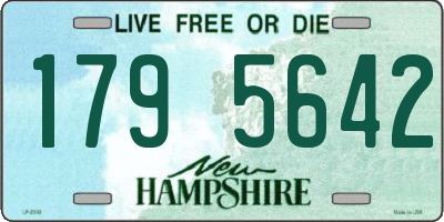 NH license plate 1795642