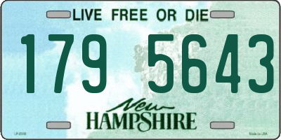 NH license plate 1795643