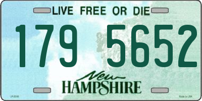 NH license plate 1795652